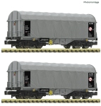 Fleischmann 6660087 - N - 2-tlg. Set Schiebeplanenwagen, ČD, Ep. VI